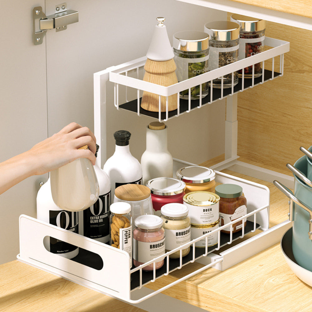 Organizador Multifuncional 2 Niveles Blanco