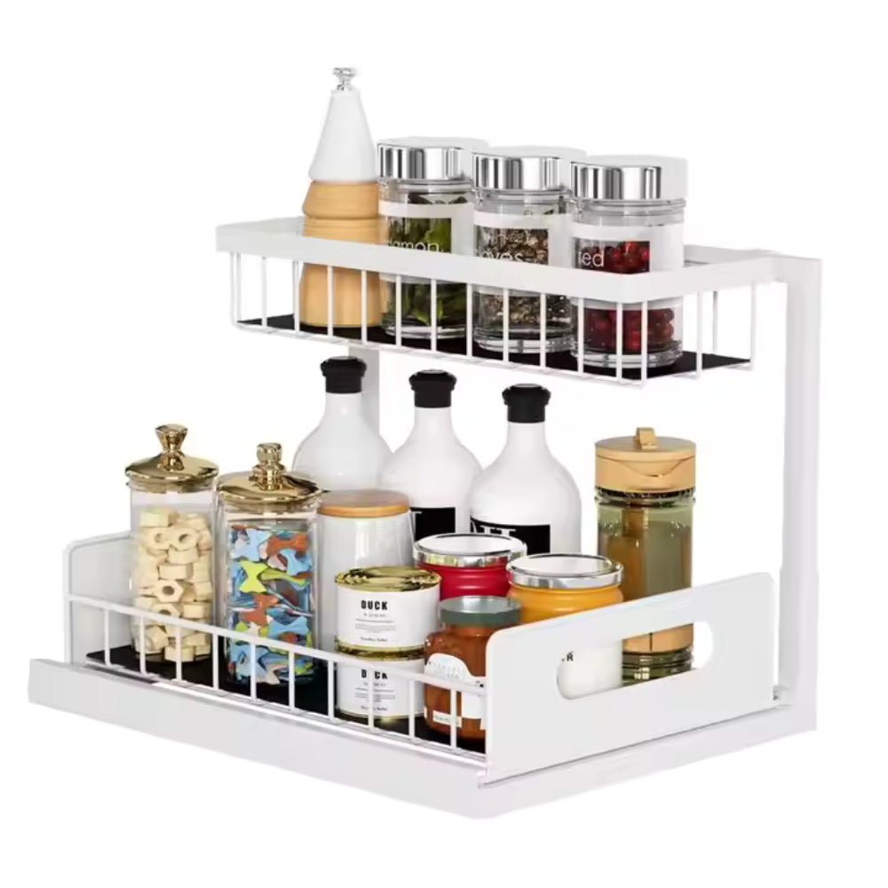 Organizador Multifuncional 2 Niveles Blanco