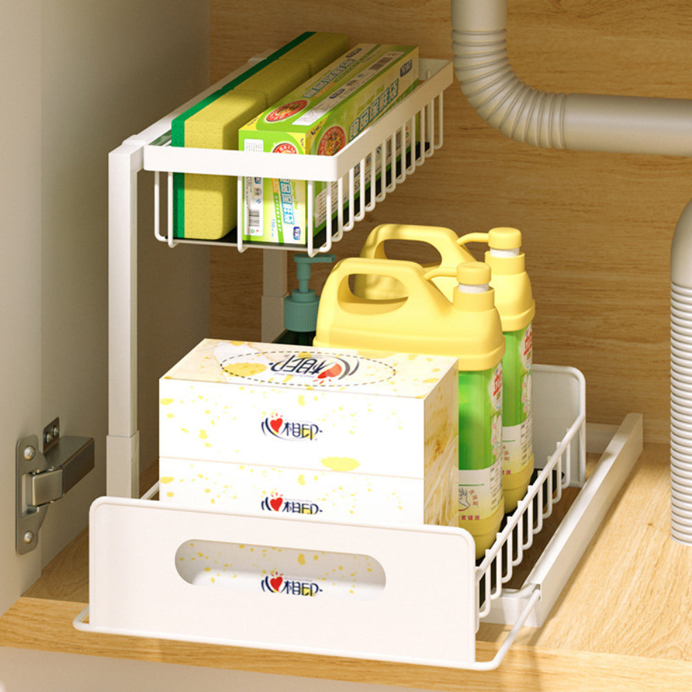 Organizador Multifuncional 2 Niveles Blanco
