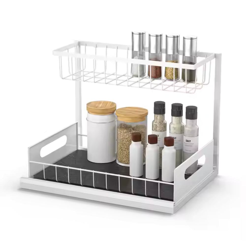 Organizador Multifuncional 2 Niveles Blanco
