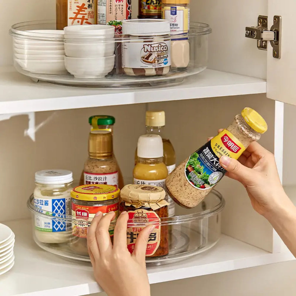 Organizador Giratorio 30 cm Transparente