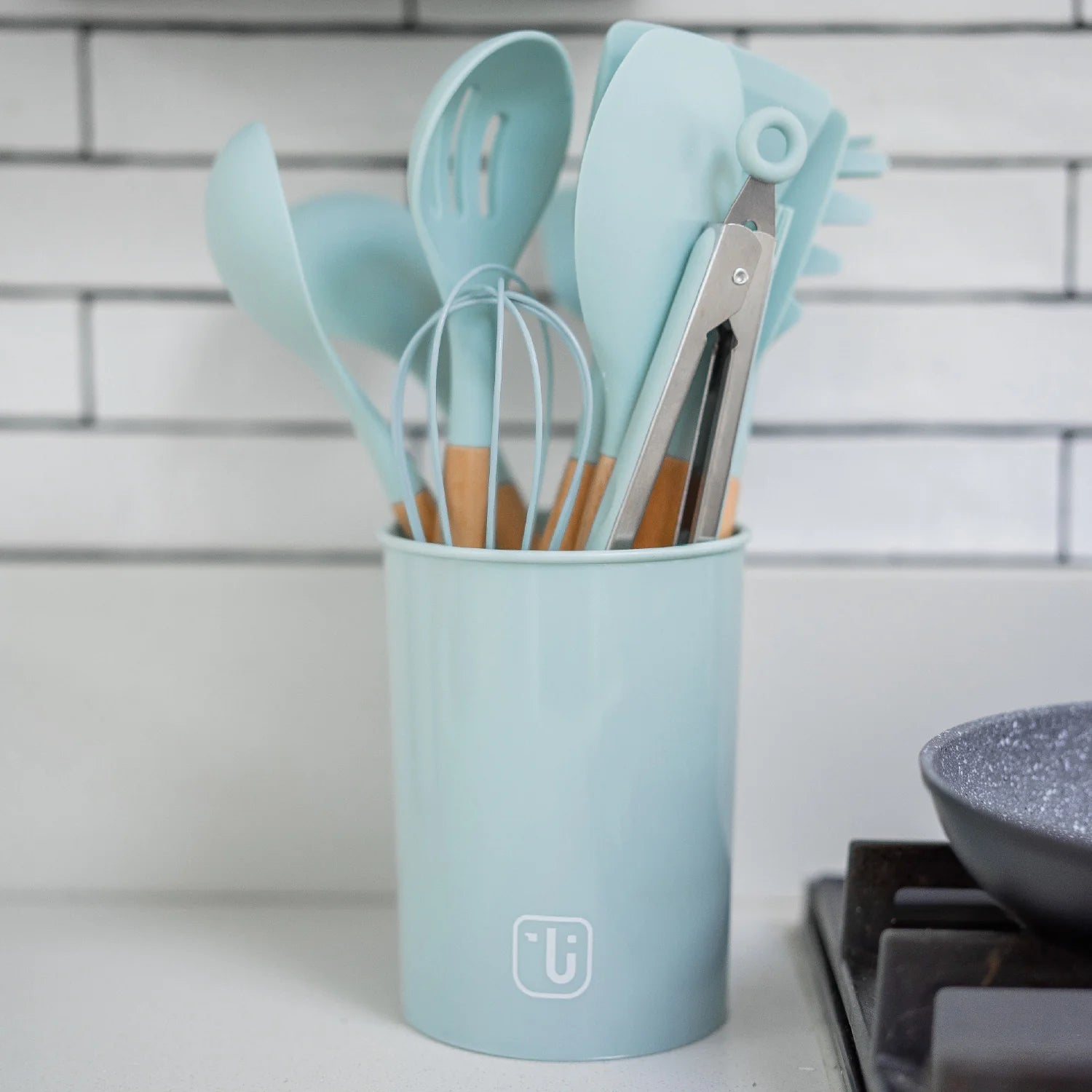Set 12 Utensilios de Cocina Silicona Calipso