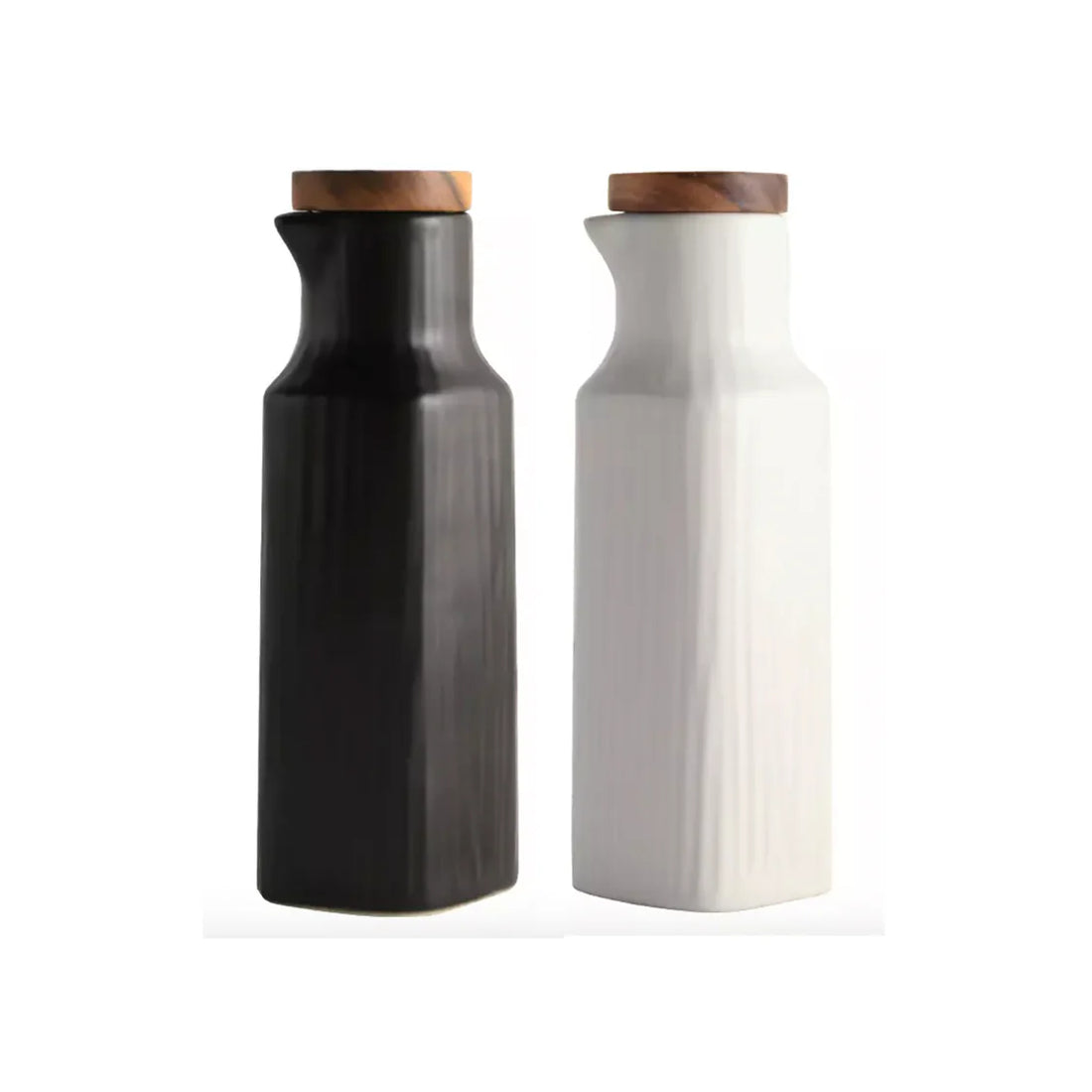 Set Alcuza Cerámica 2 Piezas Cuadrada 500 ml