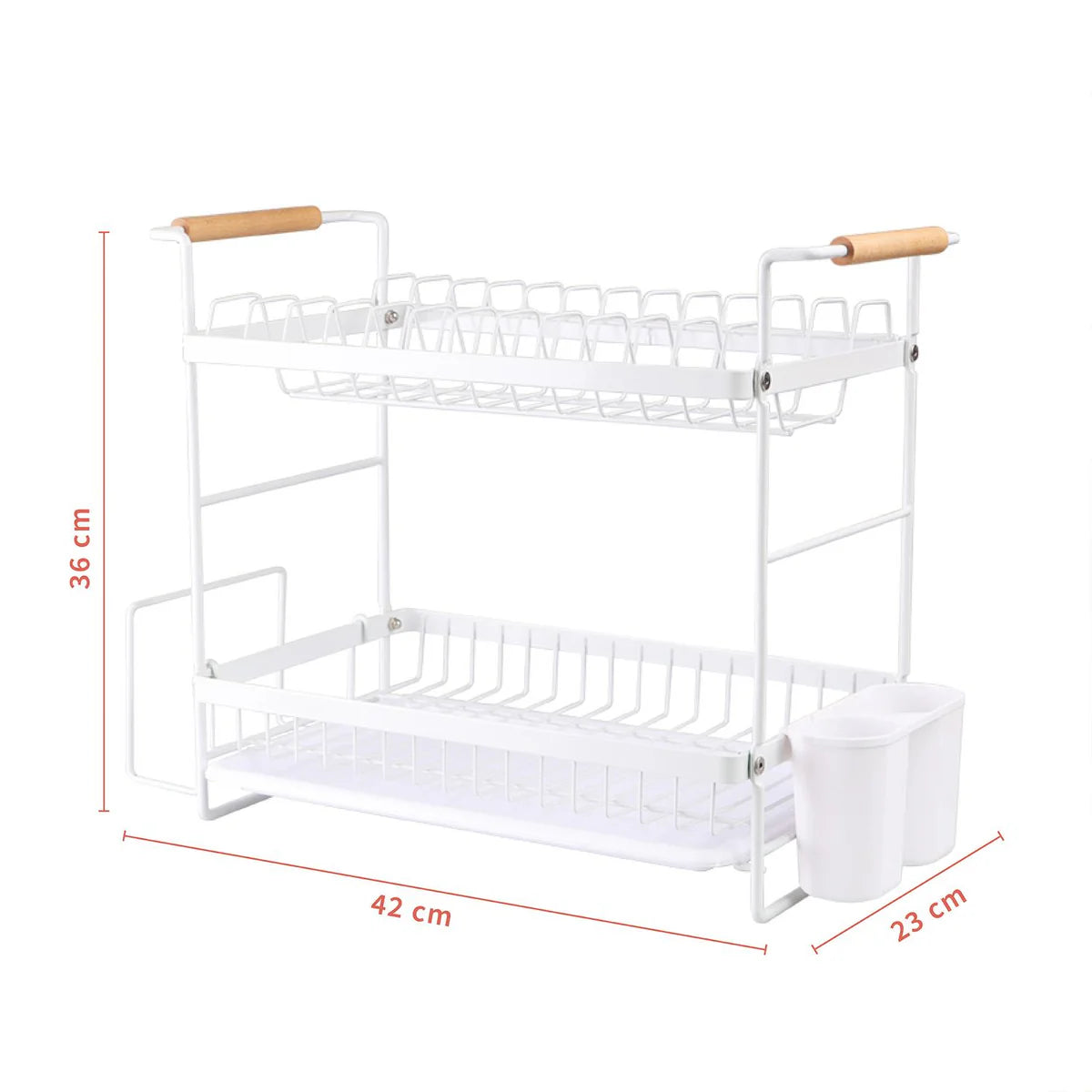 Secaplatos Escurridor Acero Inox Bilbao 2 Niveles