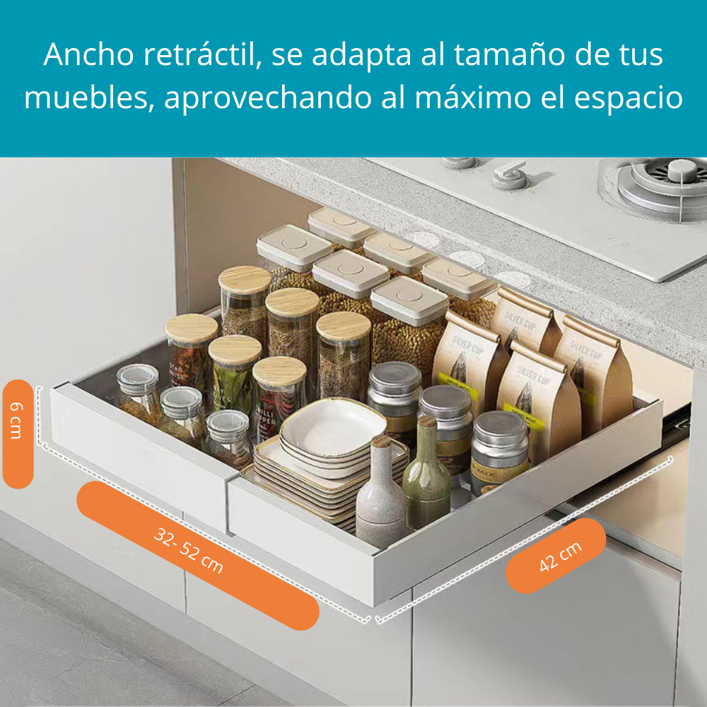 Bandeja Organizadora Extensible Blanca