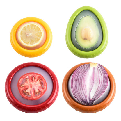 Set de 4 Contenedores para Frutas y Verduras