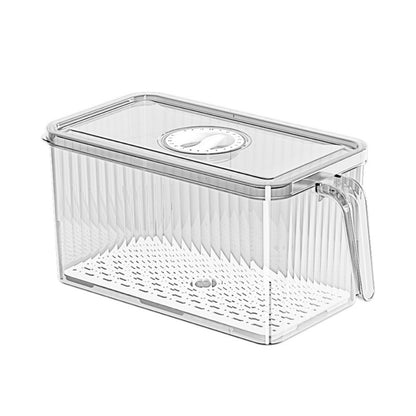 Pack de 3 Organizadores Transparentes con Mango y Tapa