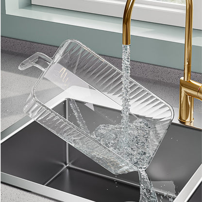 Pack de 3 Organizadores Transparentes con Mango y Tapa