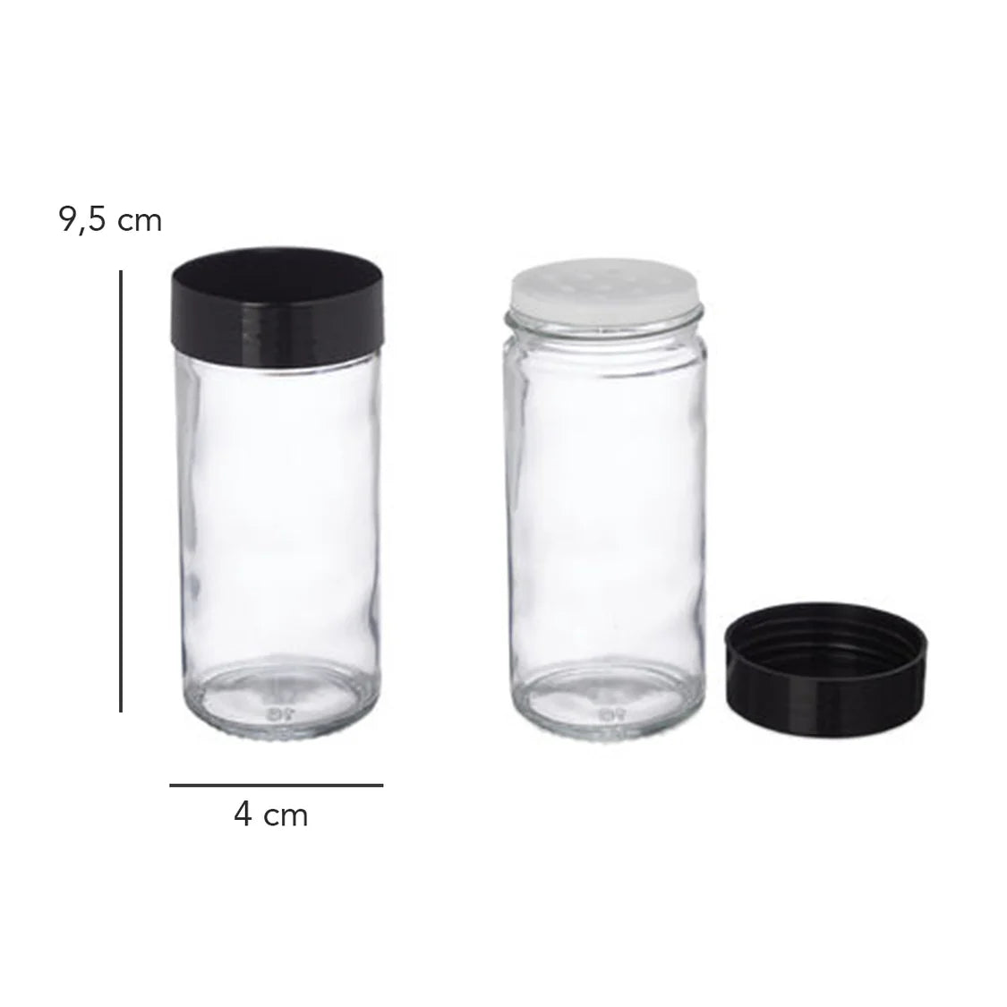 Especiero Condimentos de Madera 8 Frascos Vidrio
