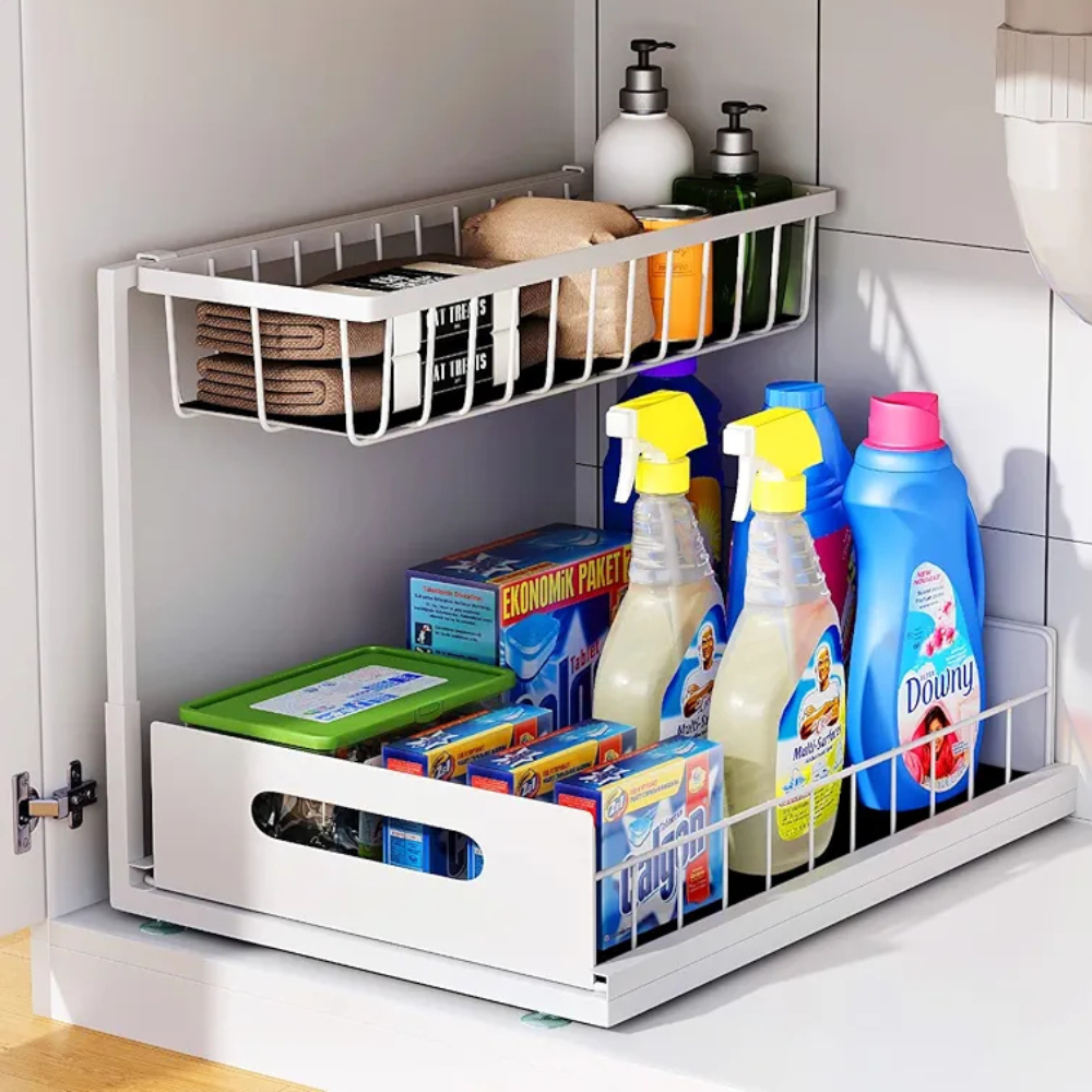 Organizador Multifuncional 2 Niveles Blanco