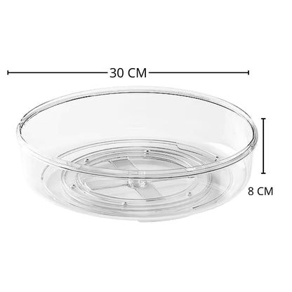 Organizador Giratorio 30 cm Transparente