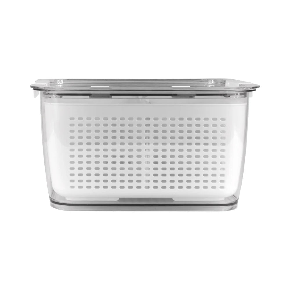 Organizador Refrigerador con Cesta Grande