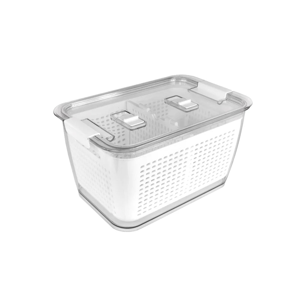 Organizador Refrigerador con Cesta Mediana