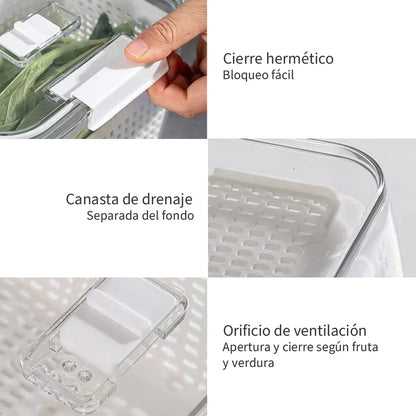 Pack Organizador de Refrigerador M + L