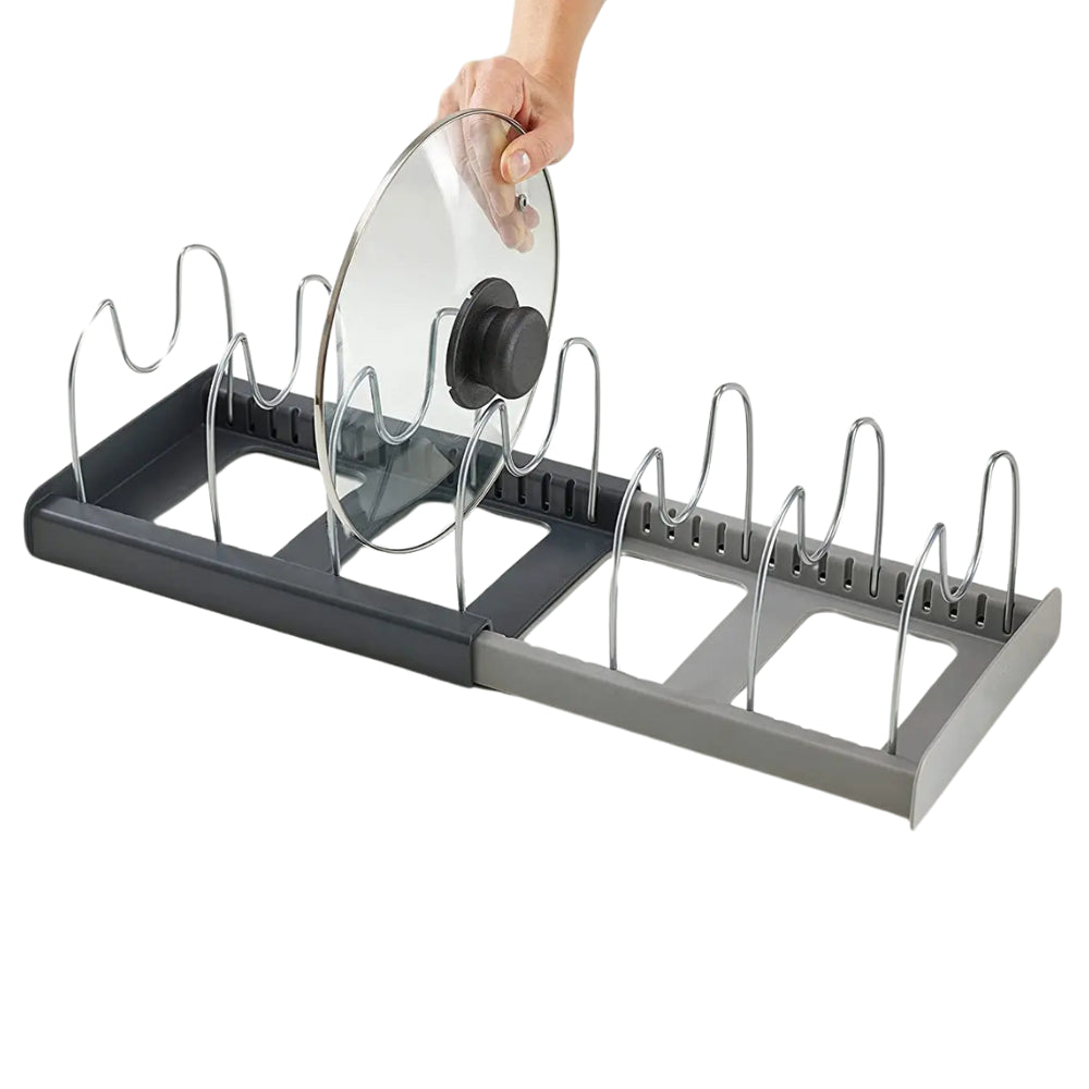 Organizador Extensible para Ollas, Tapas, Platos, Sartenes
