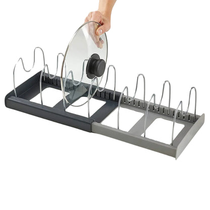 Organizador Extensible para Ollas, Tapas, Platos, Sartenes