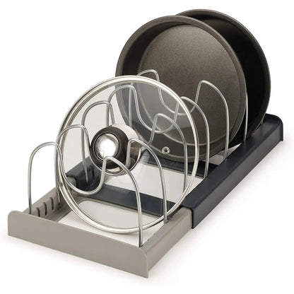 Organizador Extensible para Ollas, Tapas, Platos, Sartenes