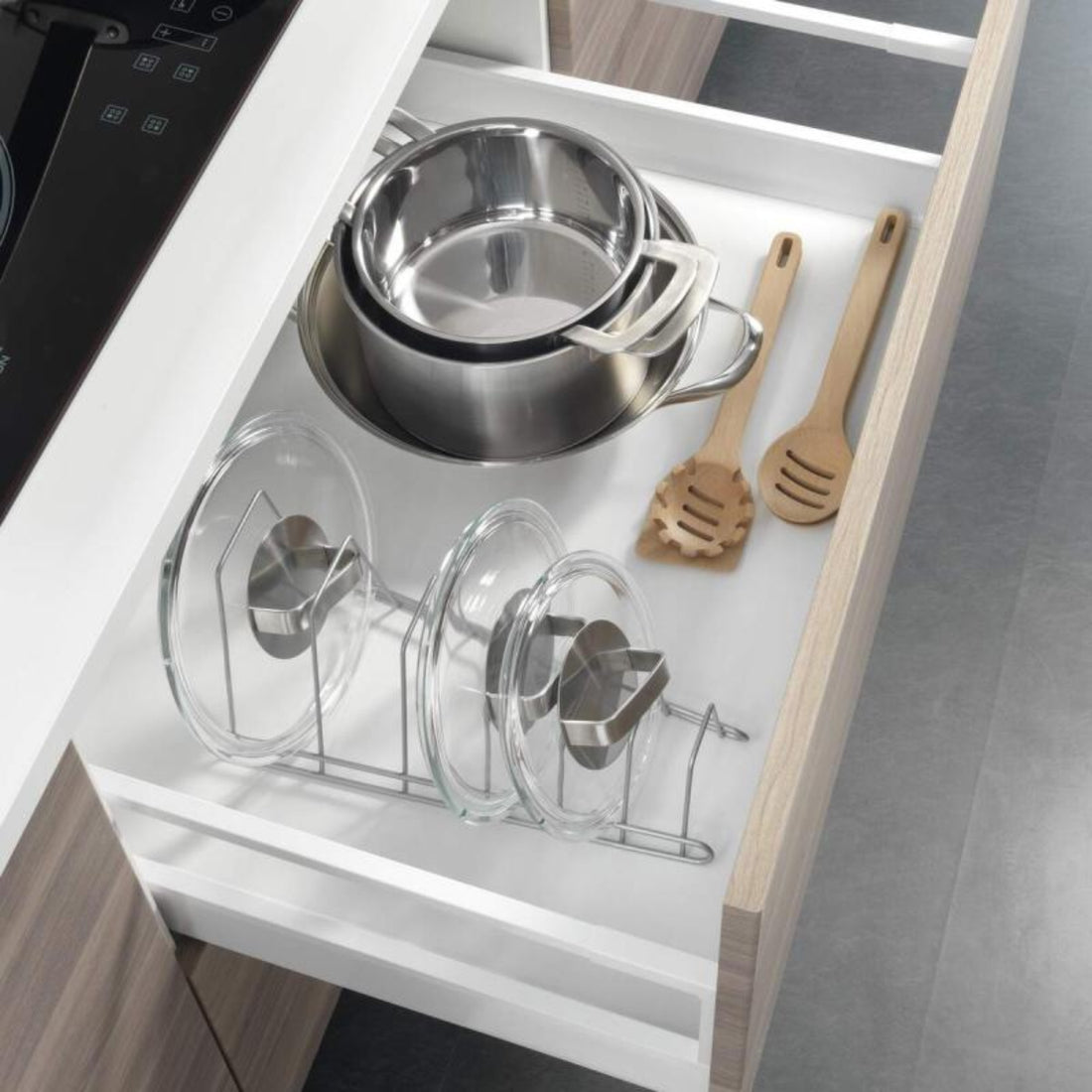 Organizador para Tablas, Fuentes y Tapas de Ollas