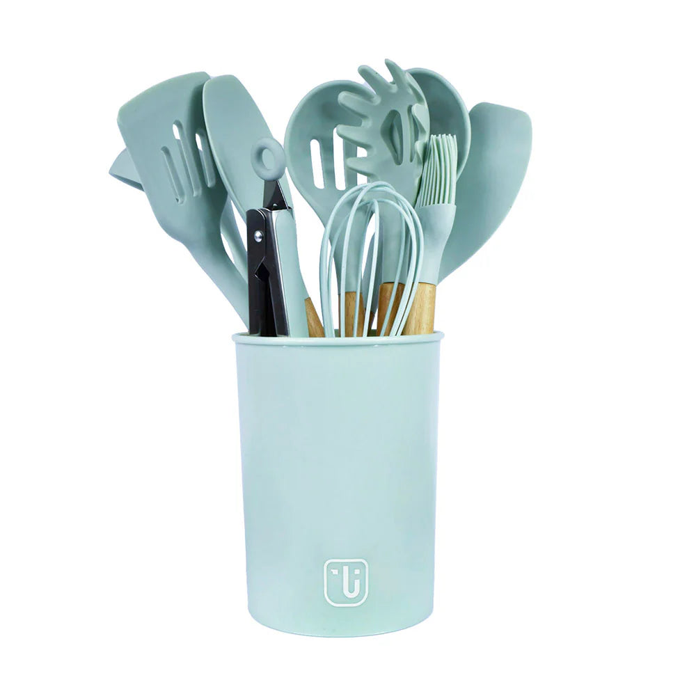 Set 12 Utensilios de Cocina Silicona Calipso