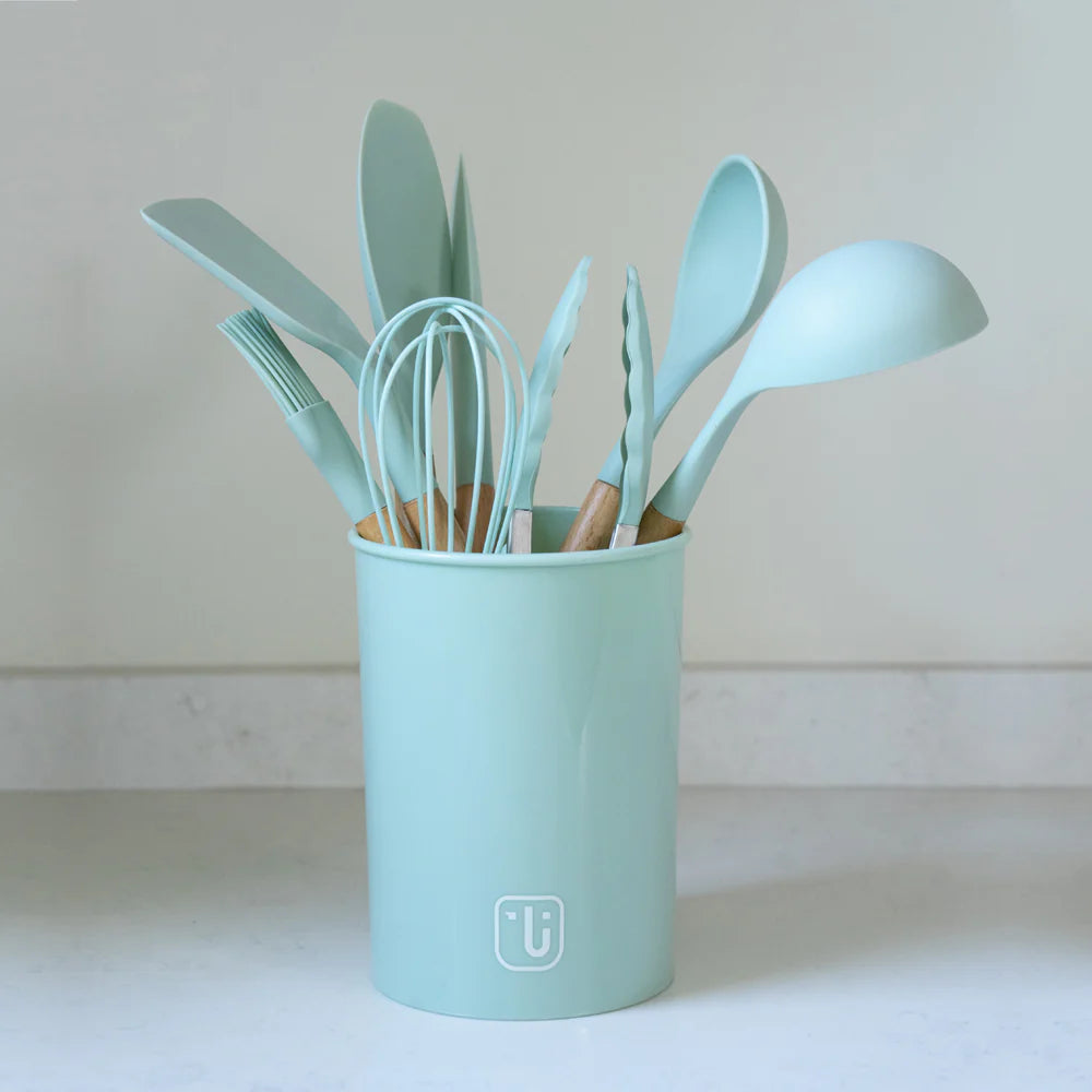 Set 12 Utensilios de Cocina Silicona Calipso