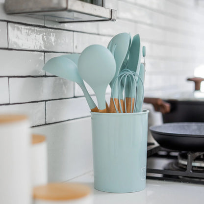 Set 12 Utensilios de Cocina Silicona Calipso